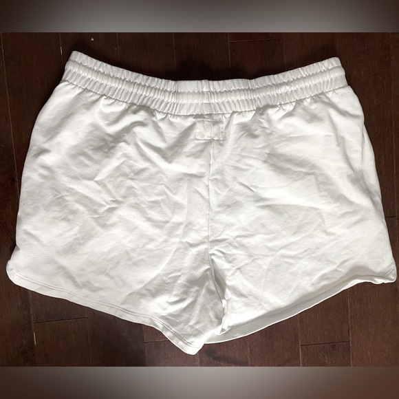 AM. x petit lem cotton shorts, white - Picture 8 of 14